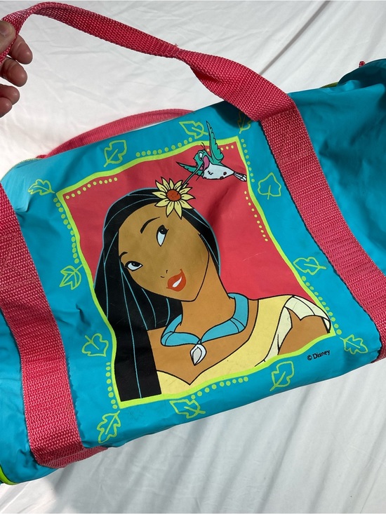 Disney Handbags - Rare 90s Disney by Ero Ind. “Pocahontas” duffel travel bag no strap.